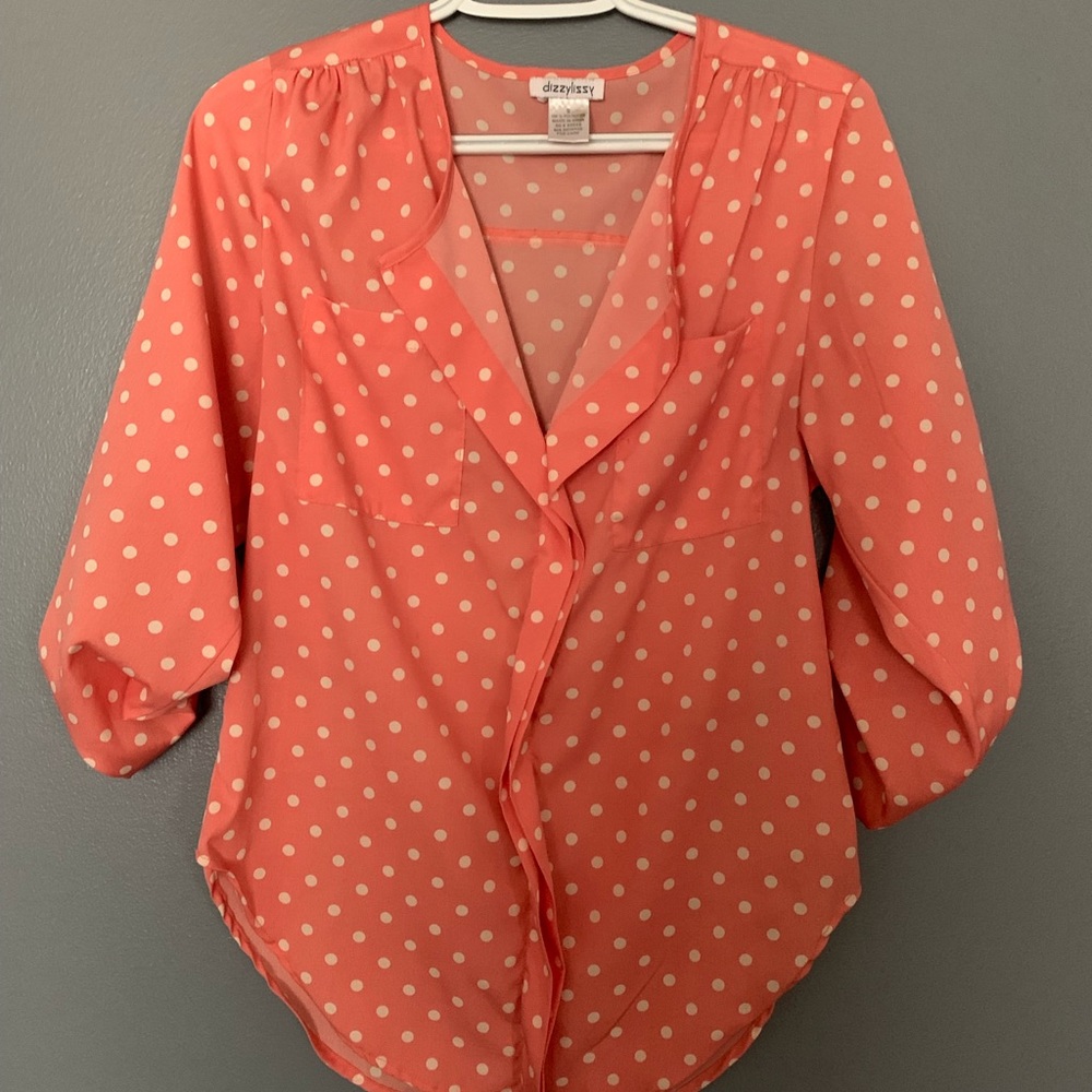 Polk a dot shirt